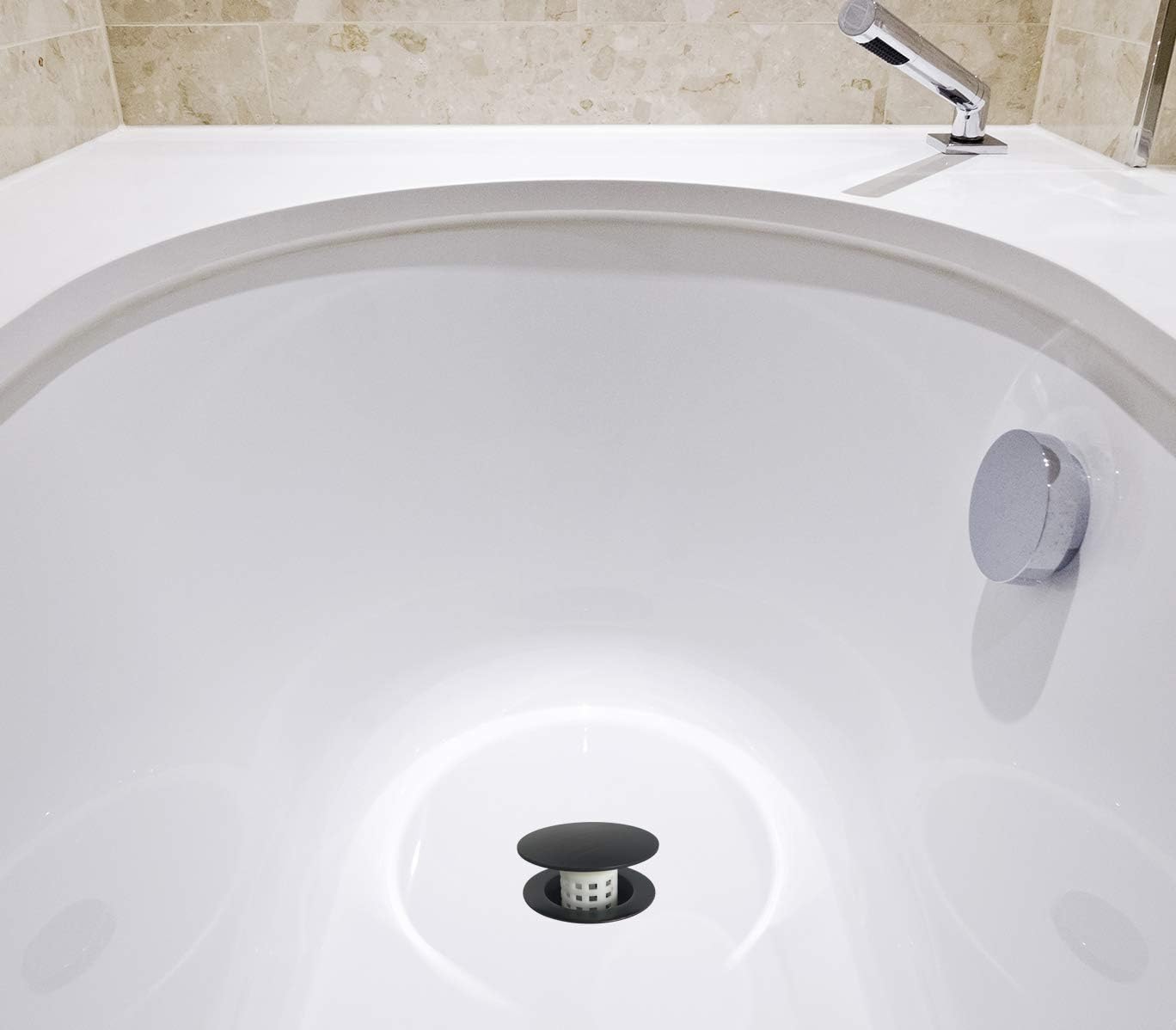 PermaFLOW Universal Tub Drain Hair Catcher