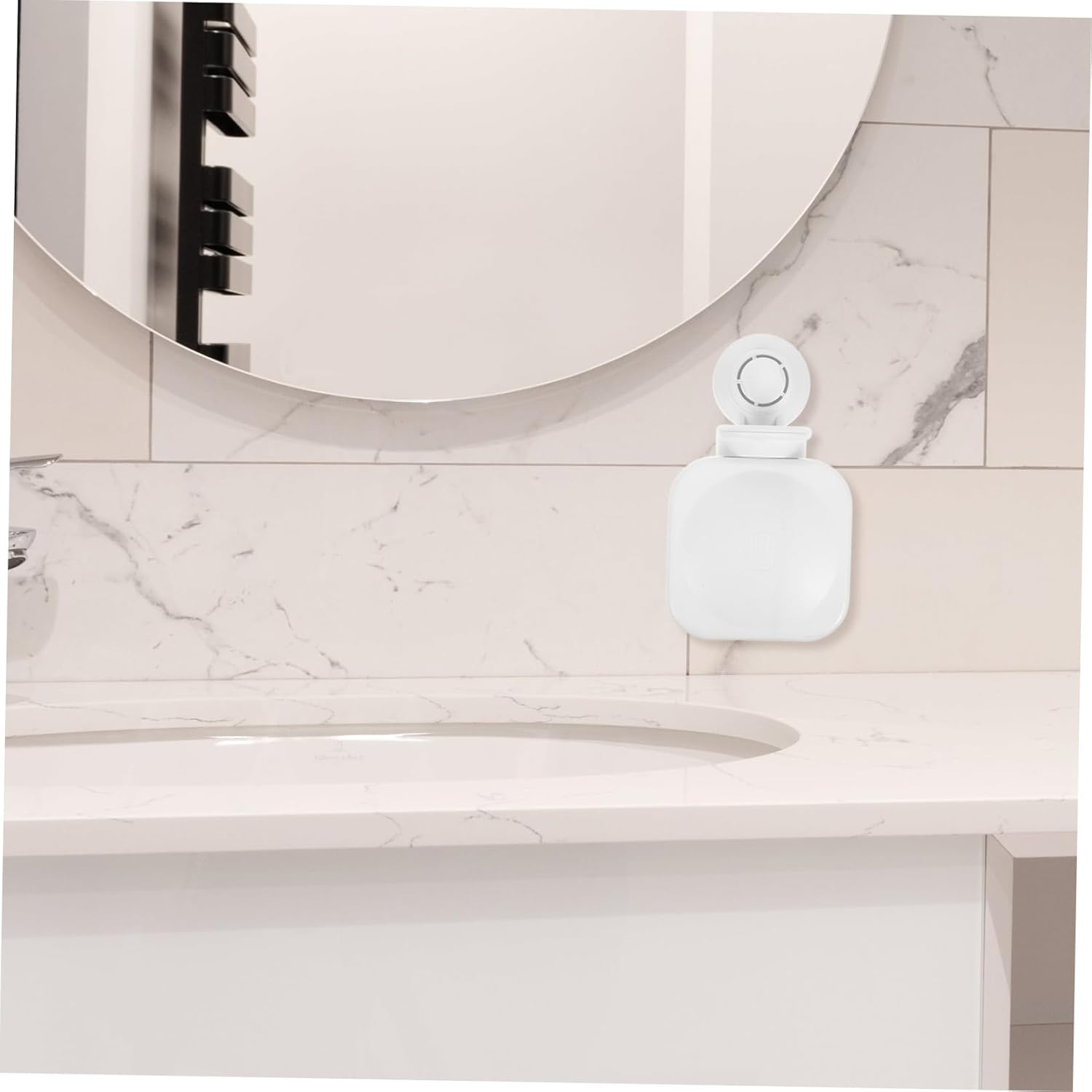 LIFKOME Wall-Mounted Soap Dispenser for Liquid and Bar Soap