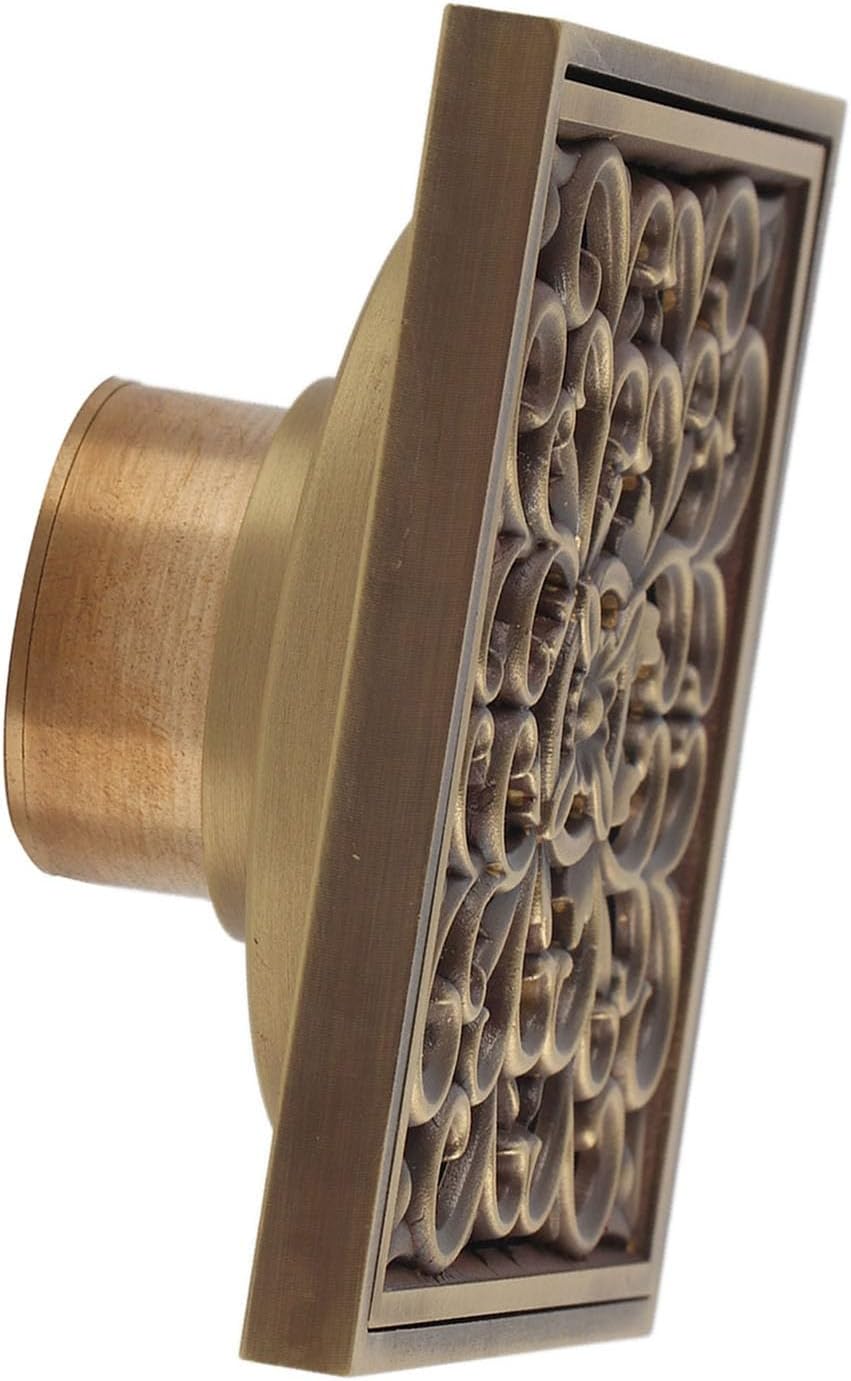Hilitand Antique Brass Drain Strainer Cover Grate 1