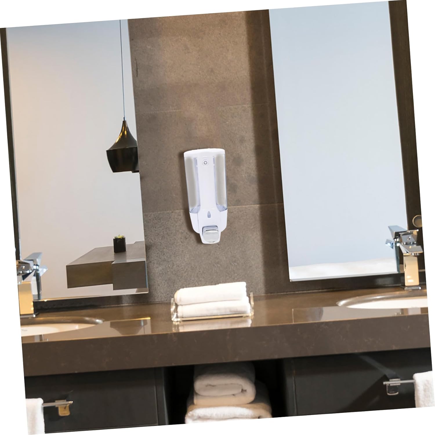 Wall Mounted Foaming Soap Dispenser with Non-Slip Button