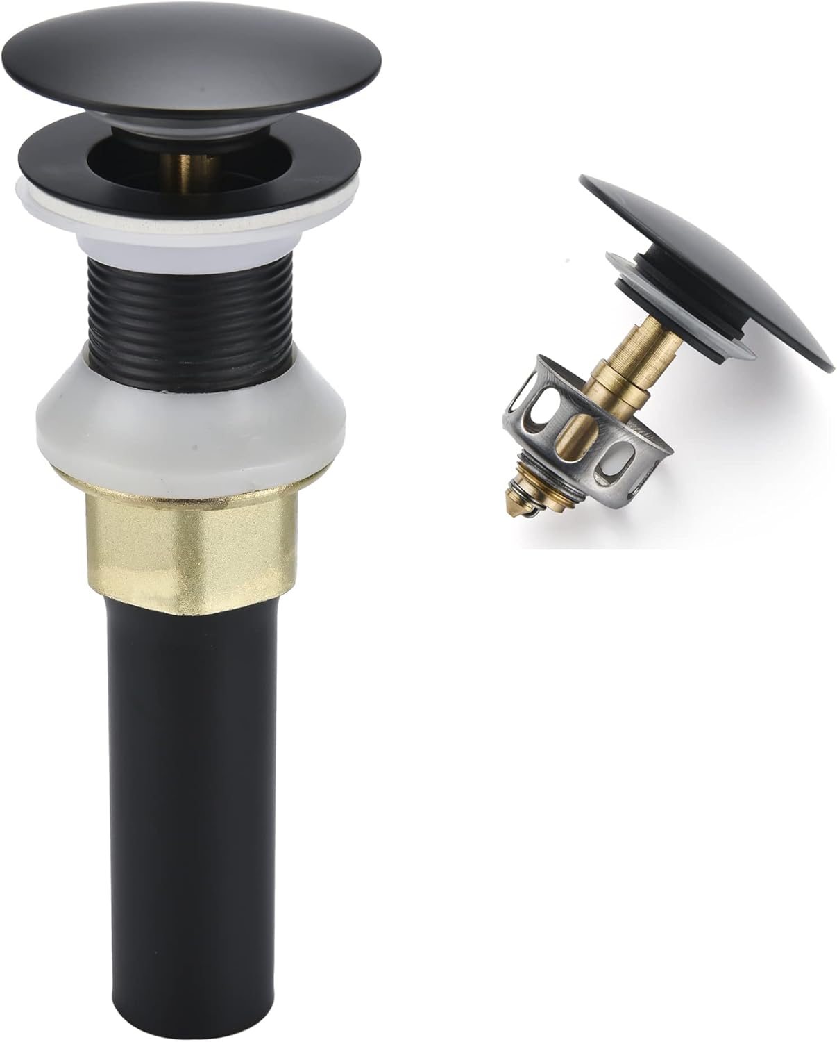 Rockgoya Matte Black Pop Up Drain Stopper