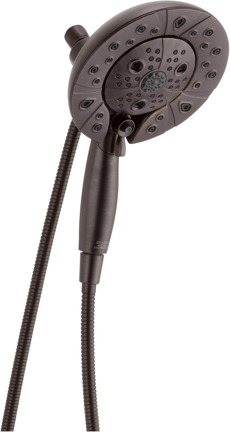 Delta 5-Spray In2ition Dual Shower Head with Handheld Spray and Hose