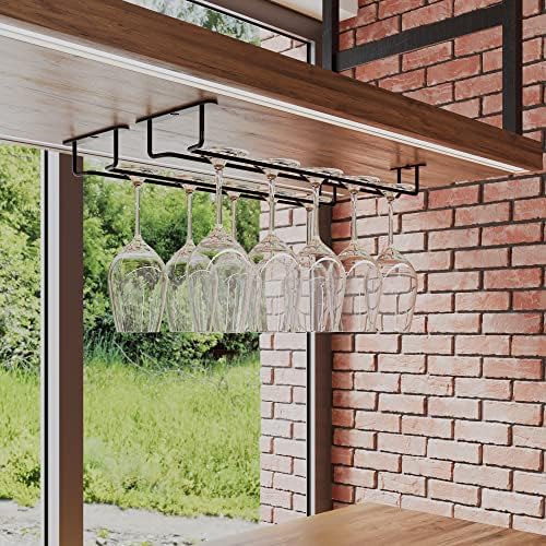 Wallniture Brix Wine Glass Holder Set of 2
