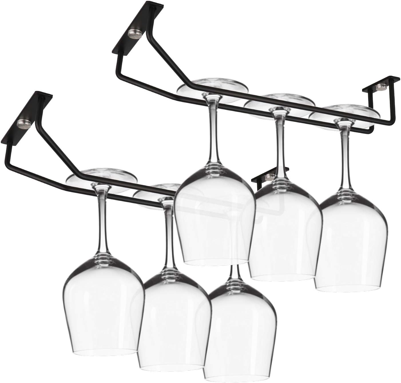 Yimerlen 108 Inch Wine Glass Rack 2 Pack