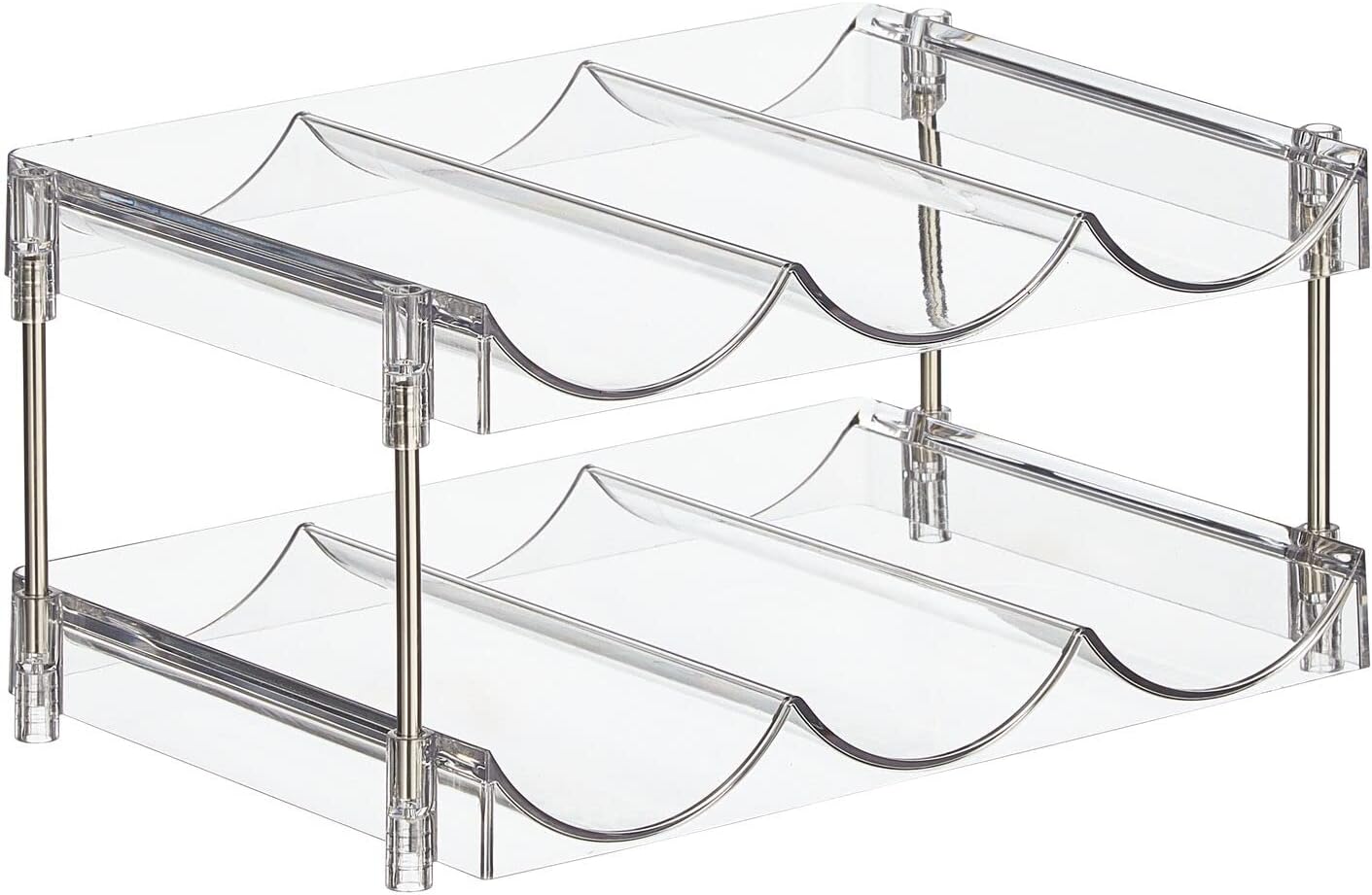 Nate Home 6-Bottle Organizer with 2 Tiers