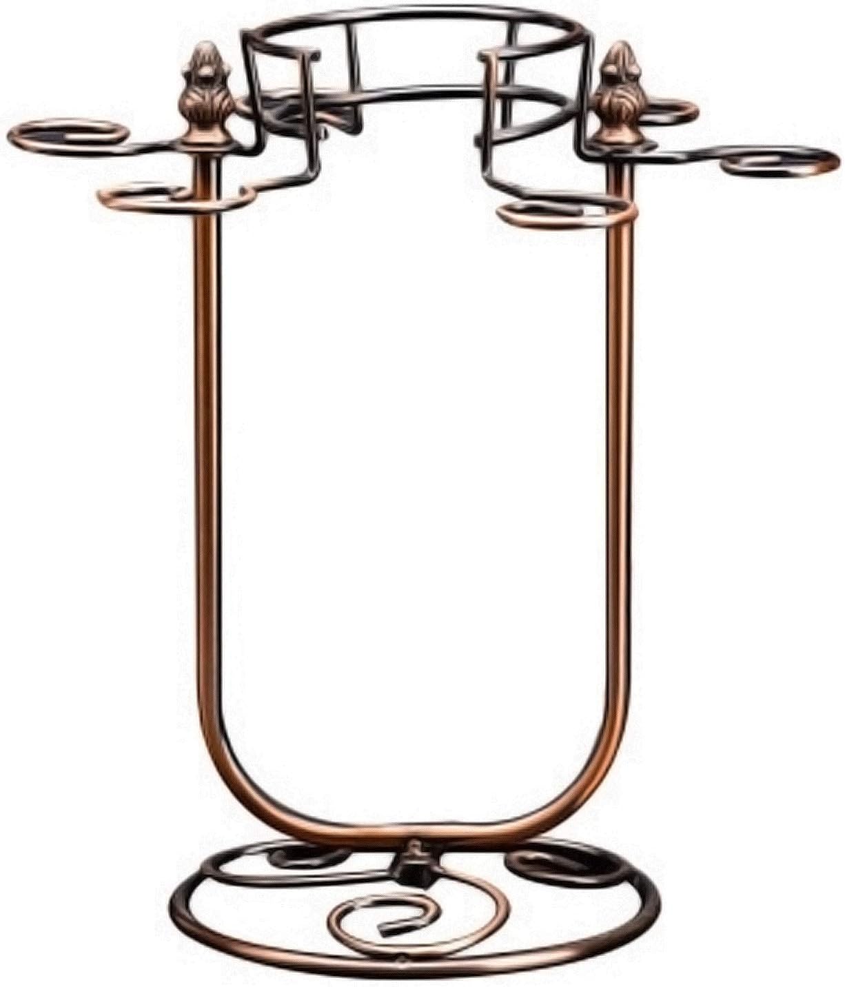 BOCbco Freestanding Wine Rack with 6 Glasses 1 Decanter 1