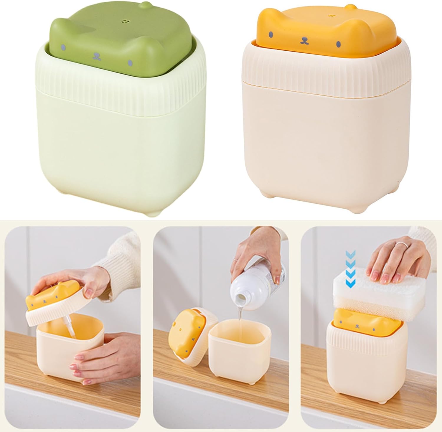 Cats Design Soap Dispenser for Home and Office