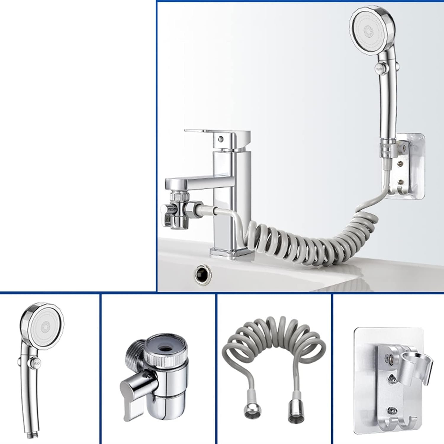 Hand Held Shower Head with 3 Modes and 3m Hose Kit