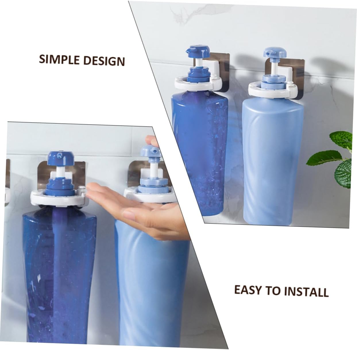 Strong Load-bearing Wall-mounted Shampoo Rack Self-adhesive