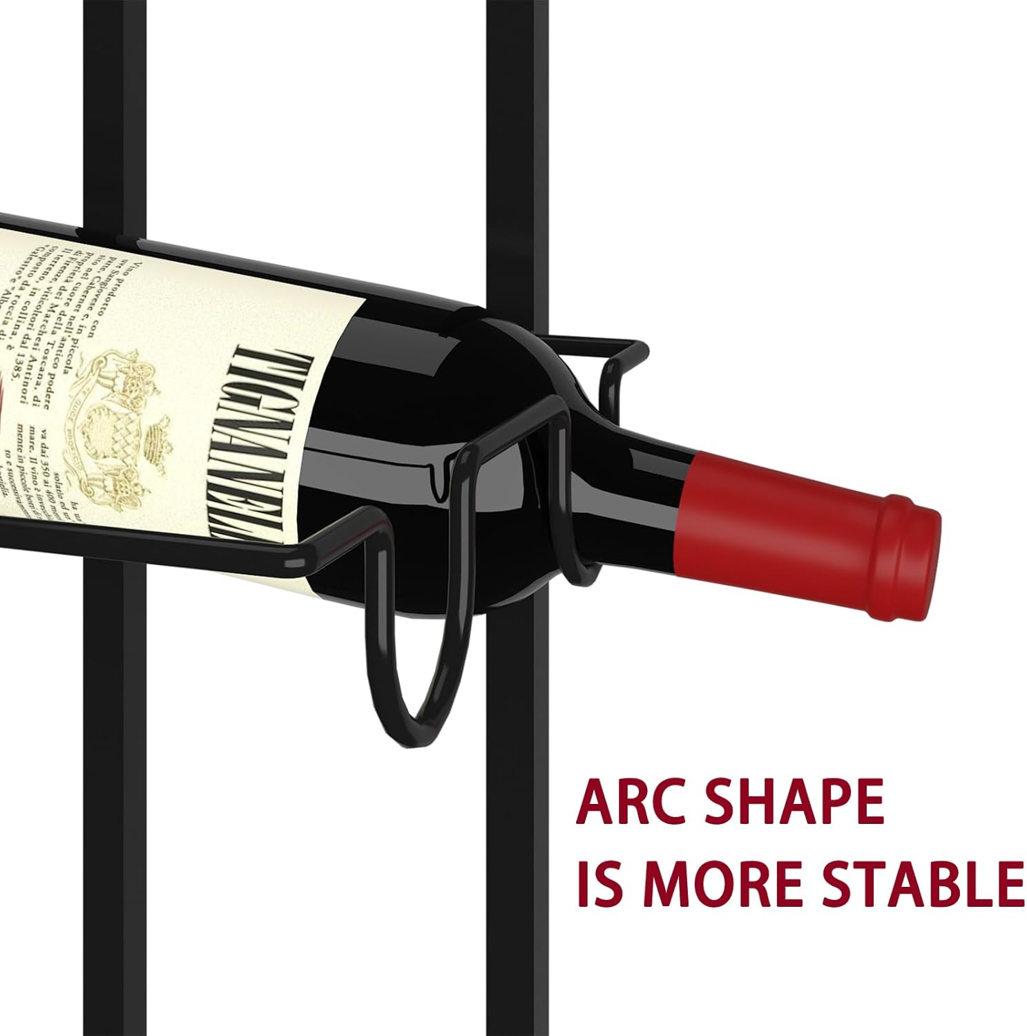 JKsmart 24 Bottle Wall Wine Rack with Arc Design