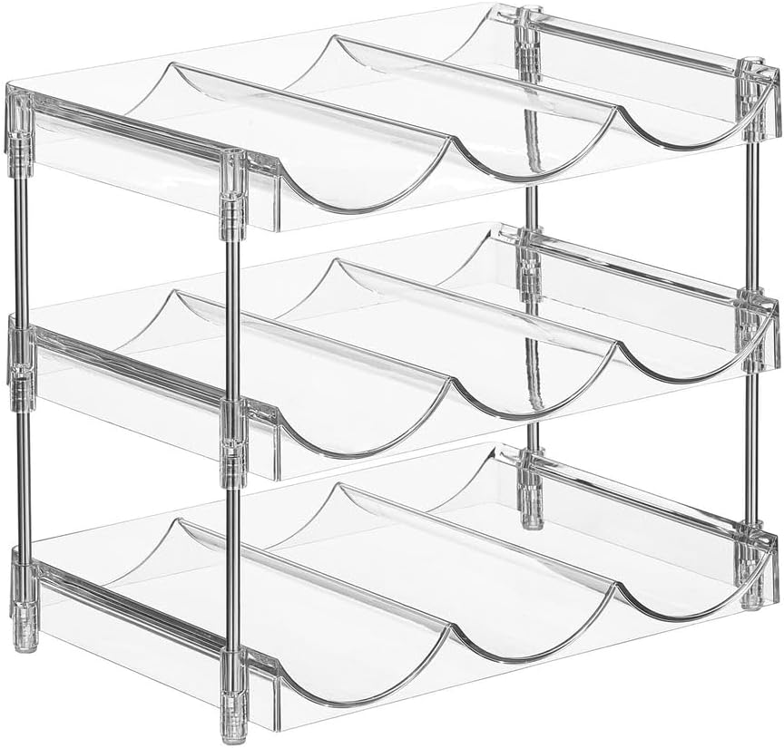 mDesign Nate Home 9-Bottle Beverage Organizer