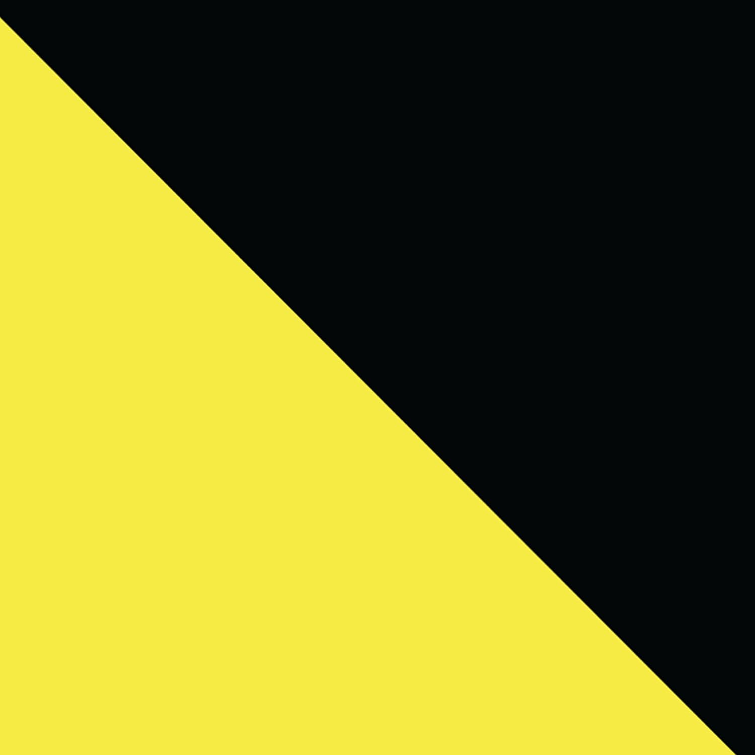 Duck Brand Printed Duct Tape BlackYellow Stripes Pack of 2