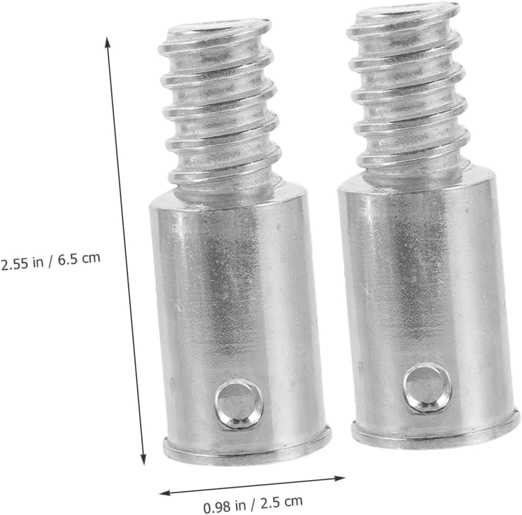 4pcs Minkissy Stainless Steel Handle Adapter for Telescoping Poles