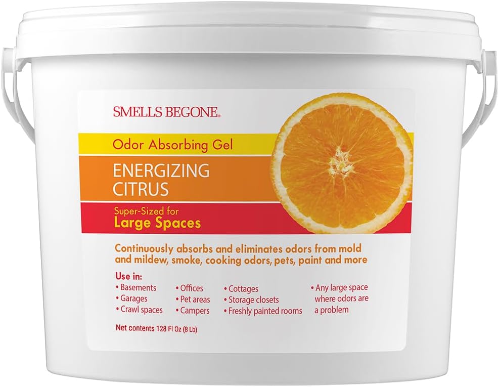 SMELLS BEGONE 1-Gallon Odor Absorber Gel - Citrus Scent