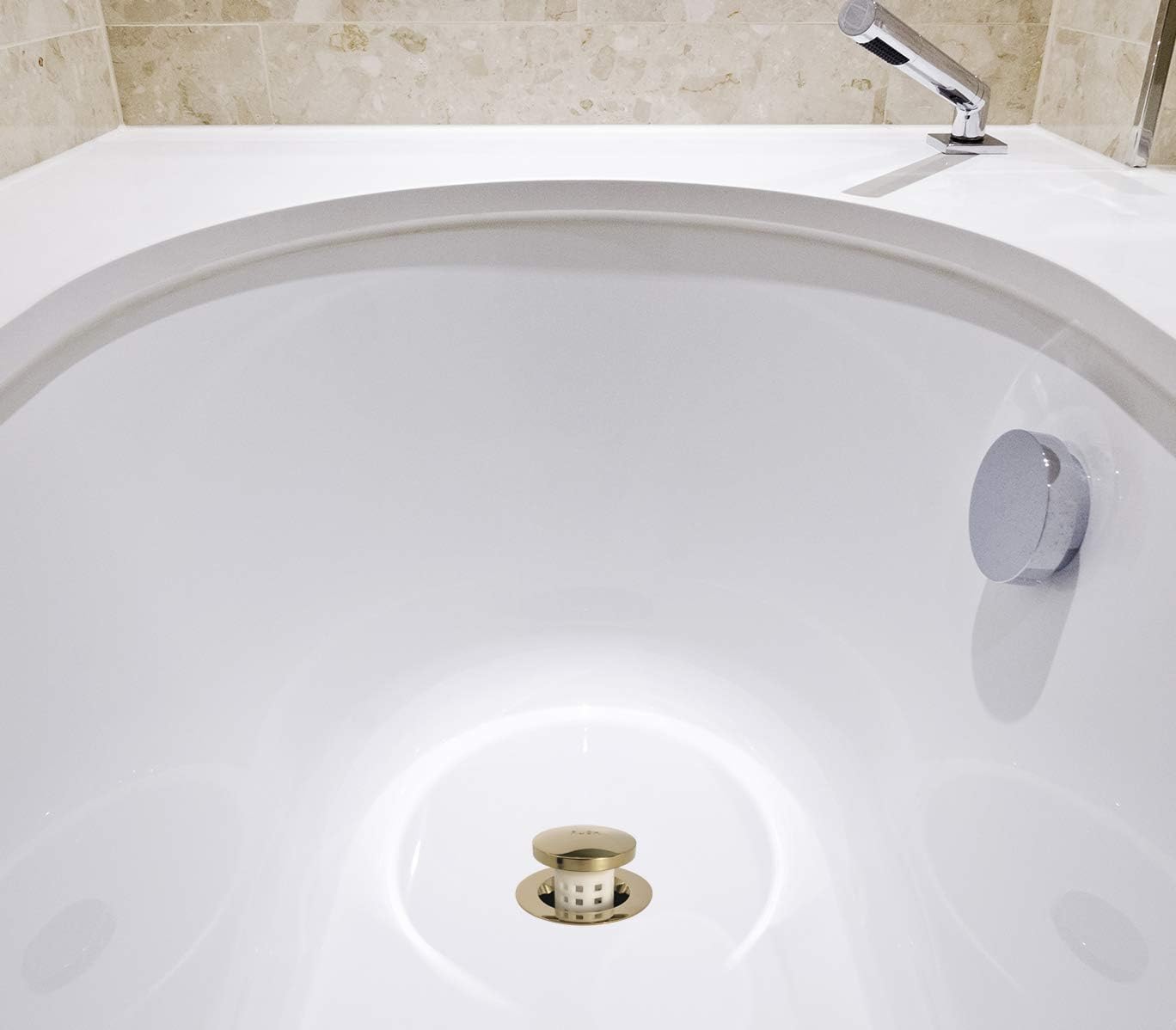 PermaFLOW Tub Drain Hair Catcher with 5 Finishes