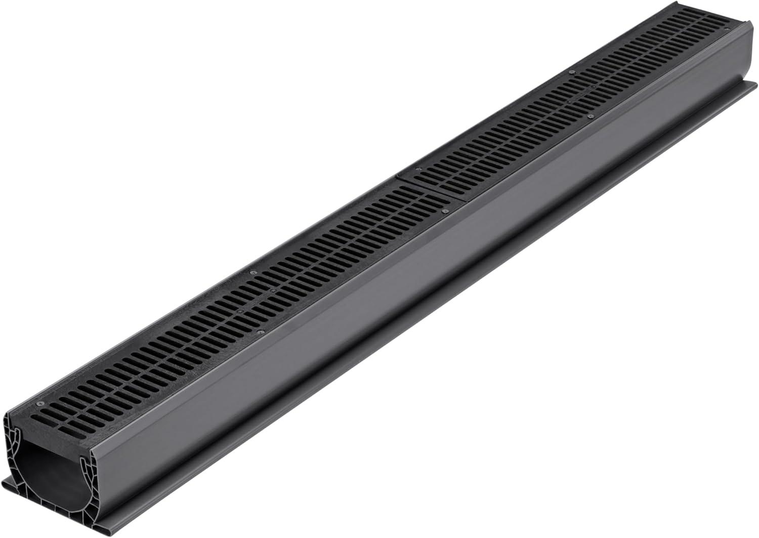 NDS Black 243 Channel Drain Grate 2ft