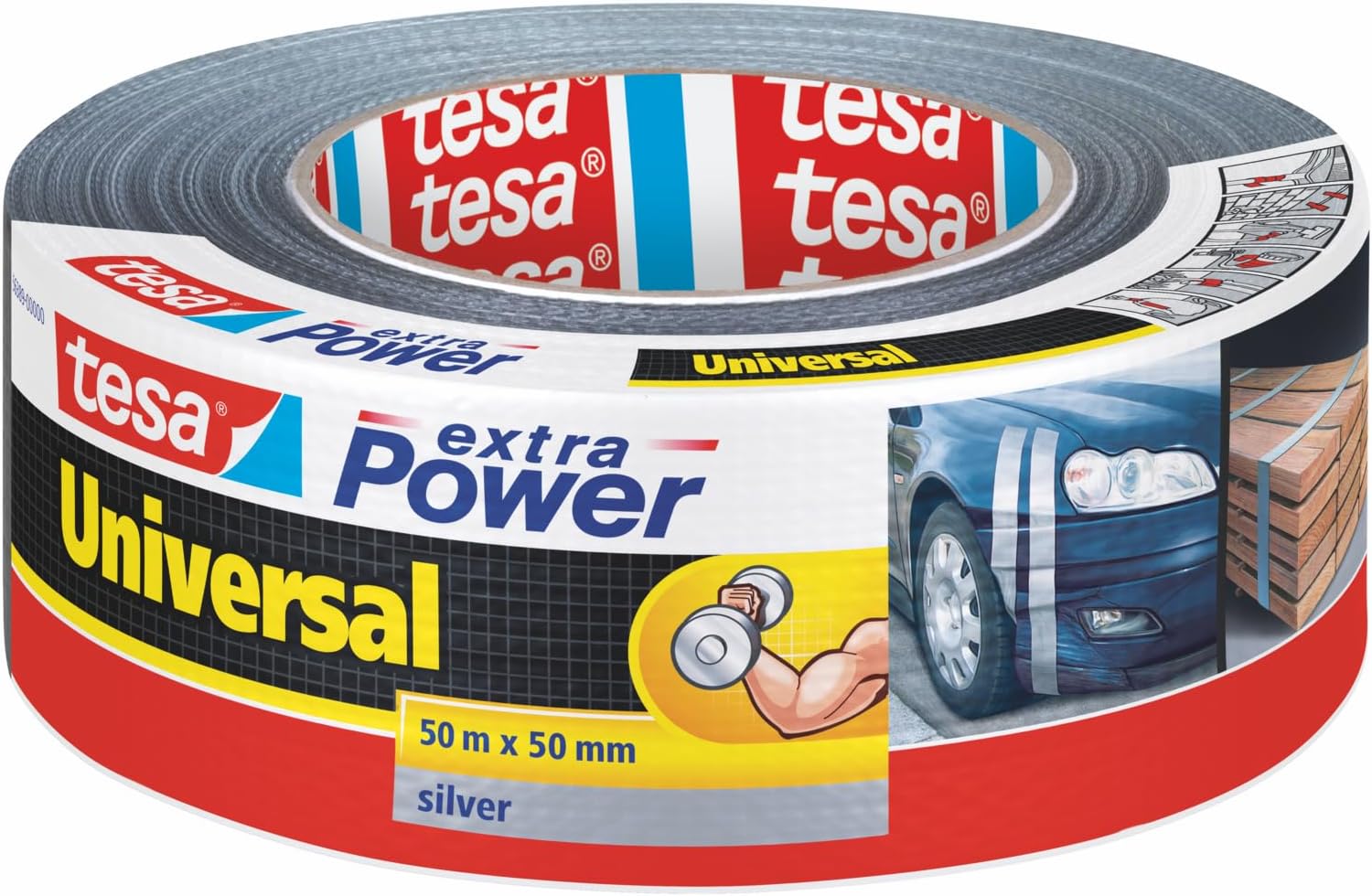 Tesa Duct Tape 50mm x 50m Silver
