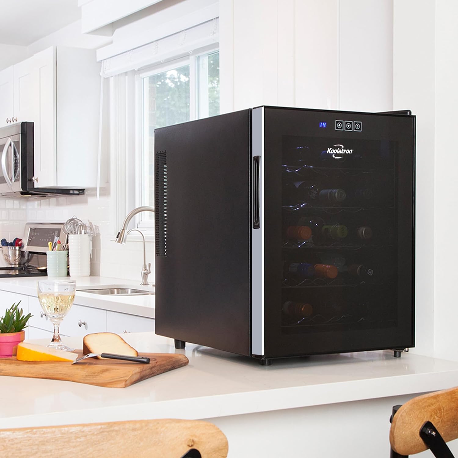Koolatron 20 Bottle Wine Cooler with UV Glass Door