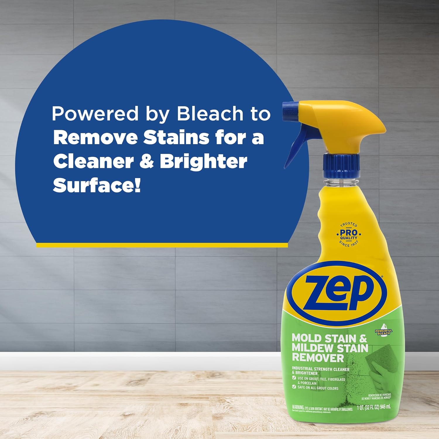 Zep Mold Stain Remover 32 oz Pack of 4