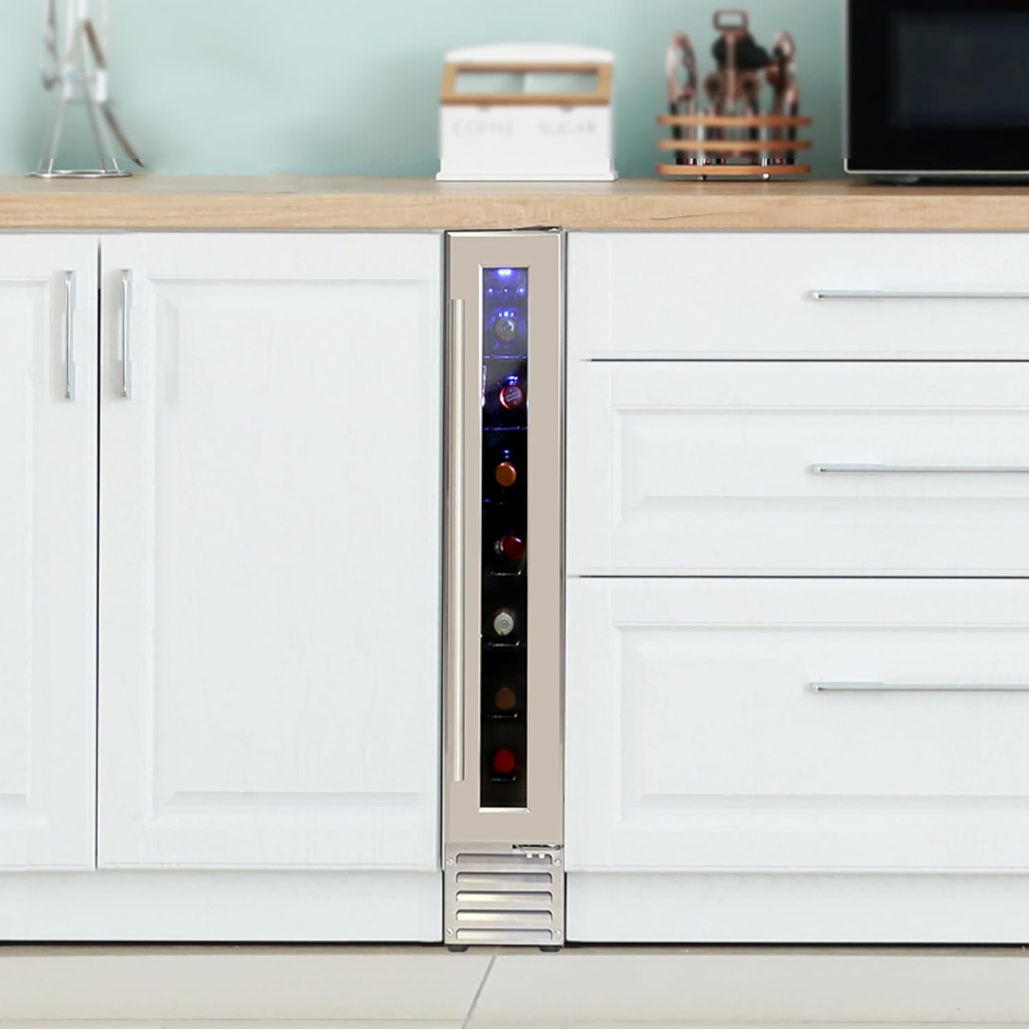 Koolatron 7 Bottle Wine Cooler 6-Inch Freestanding
