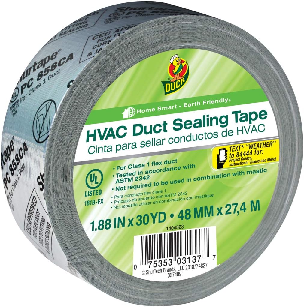 Duck Brand HVAC Duct Sealing Tape Silver 188 x 30yd