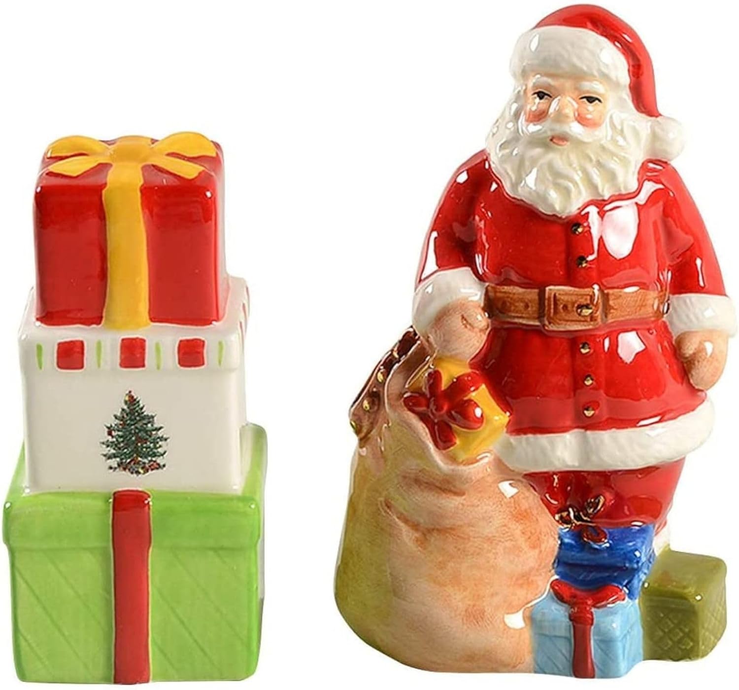 Spode Christmas Tree Salt and Pepper Shaker Set 1