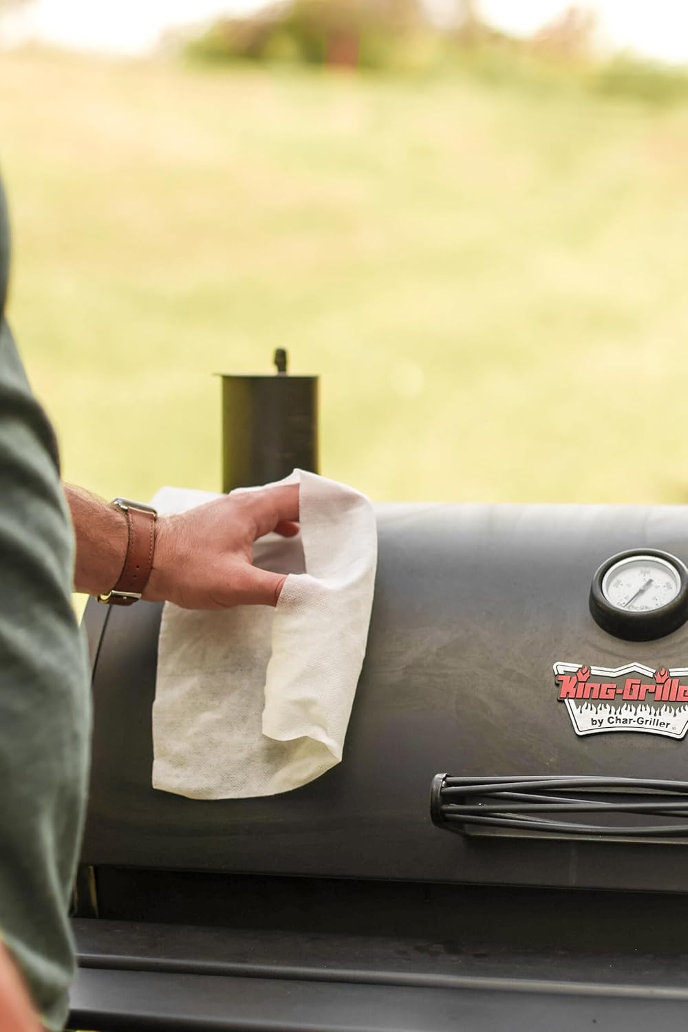 Crocodile Cloth Grill - 80 Pre-Moistened Heavy-Duty Wipes