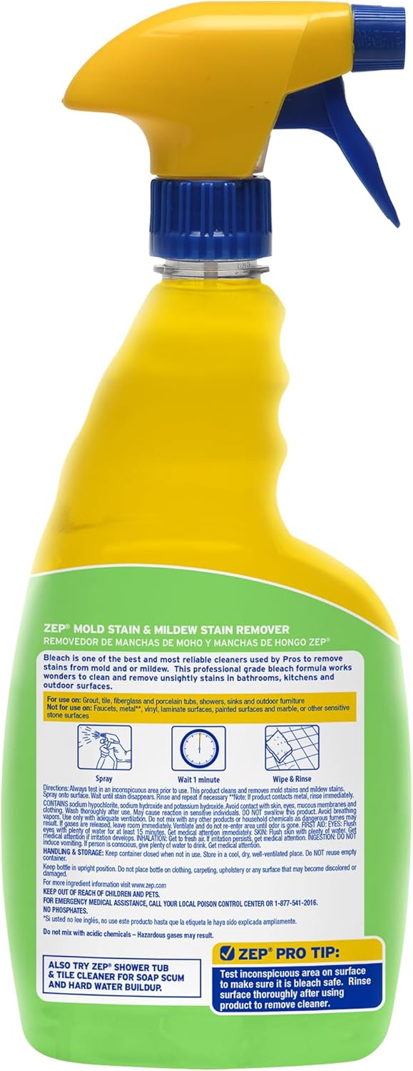 Zep Mold Stain Remover 32 oz Pack of 4