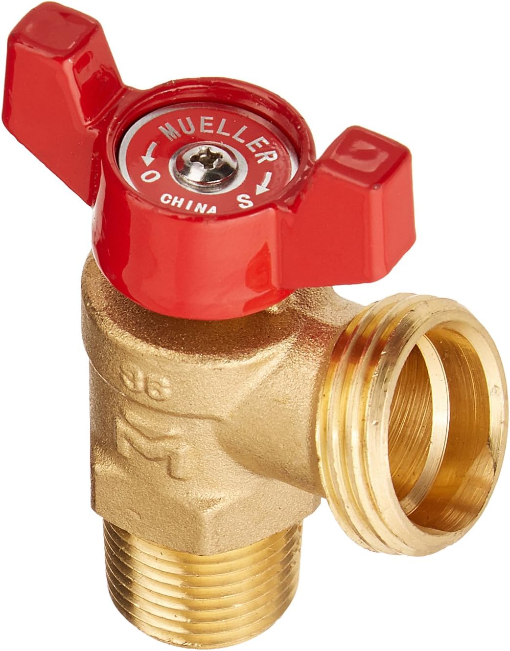 TS Brass Mueller 12 Boiler Drain Fitting