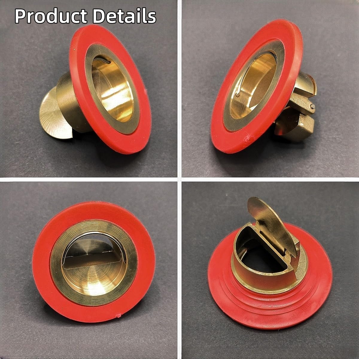 2Pcs COLDDD Universal Brass Floor Drain Core