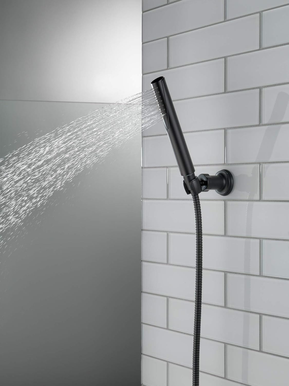 Delta 55085-BL Grail Hand Shower with Hose Matte Black