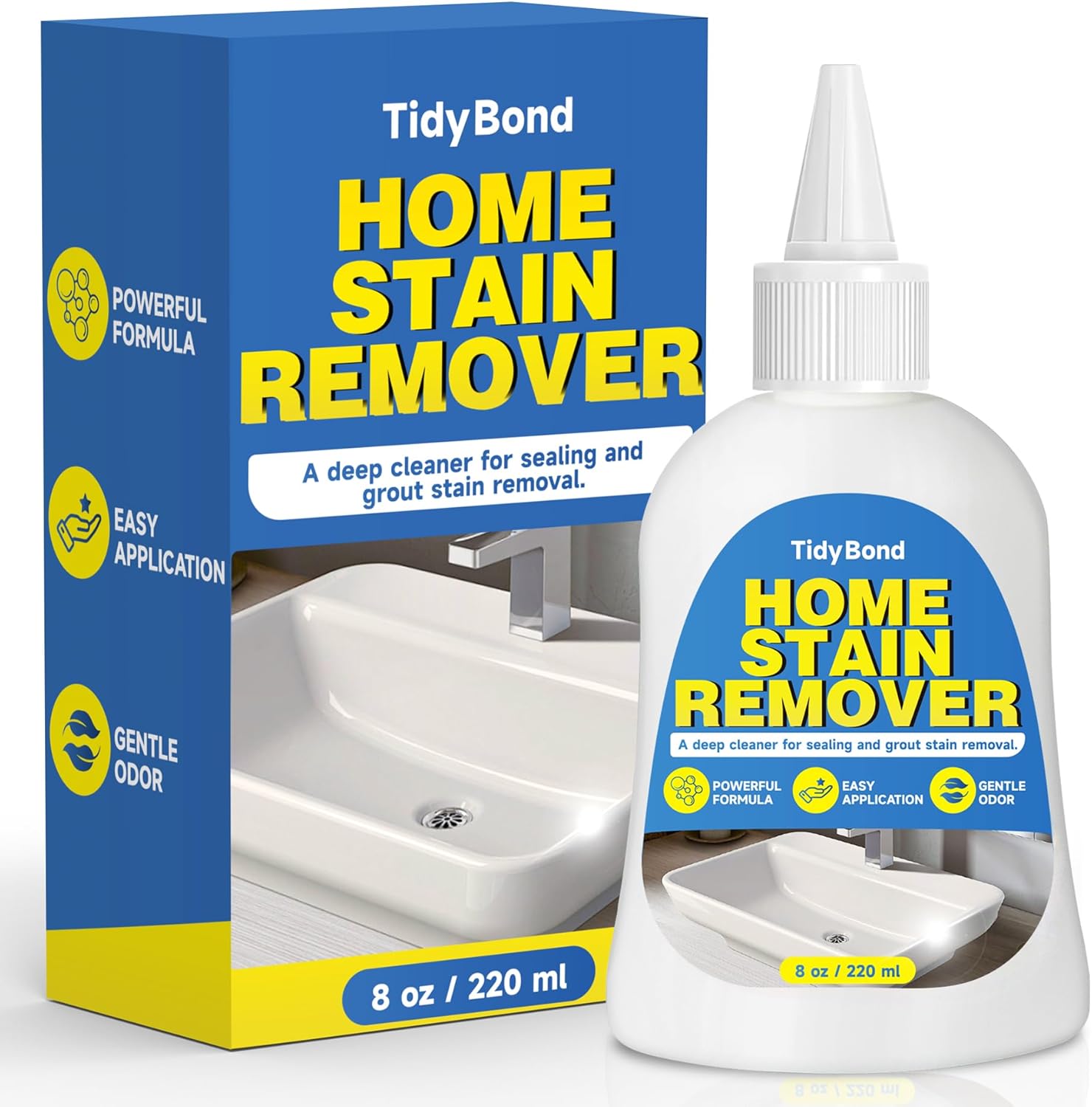 Tidybond Heavy Duty Stain Remover Gel 8 Fl Oz