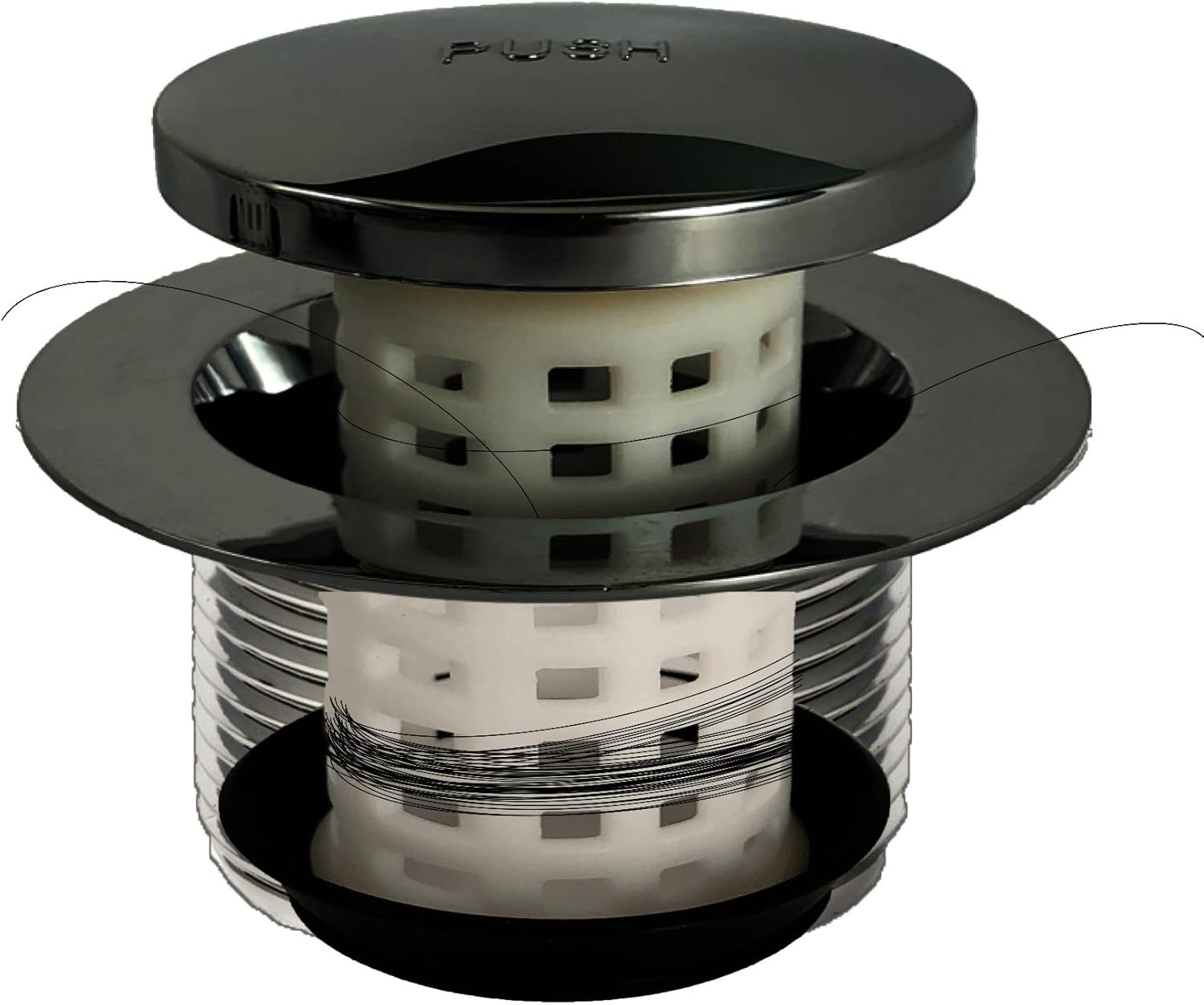 PermaFLOW Tub Drain Hair Catcher with 5 Finishes