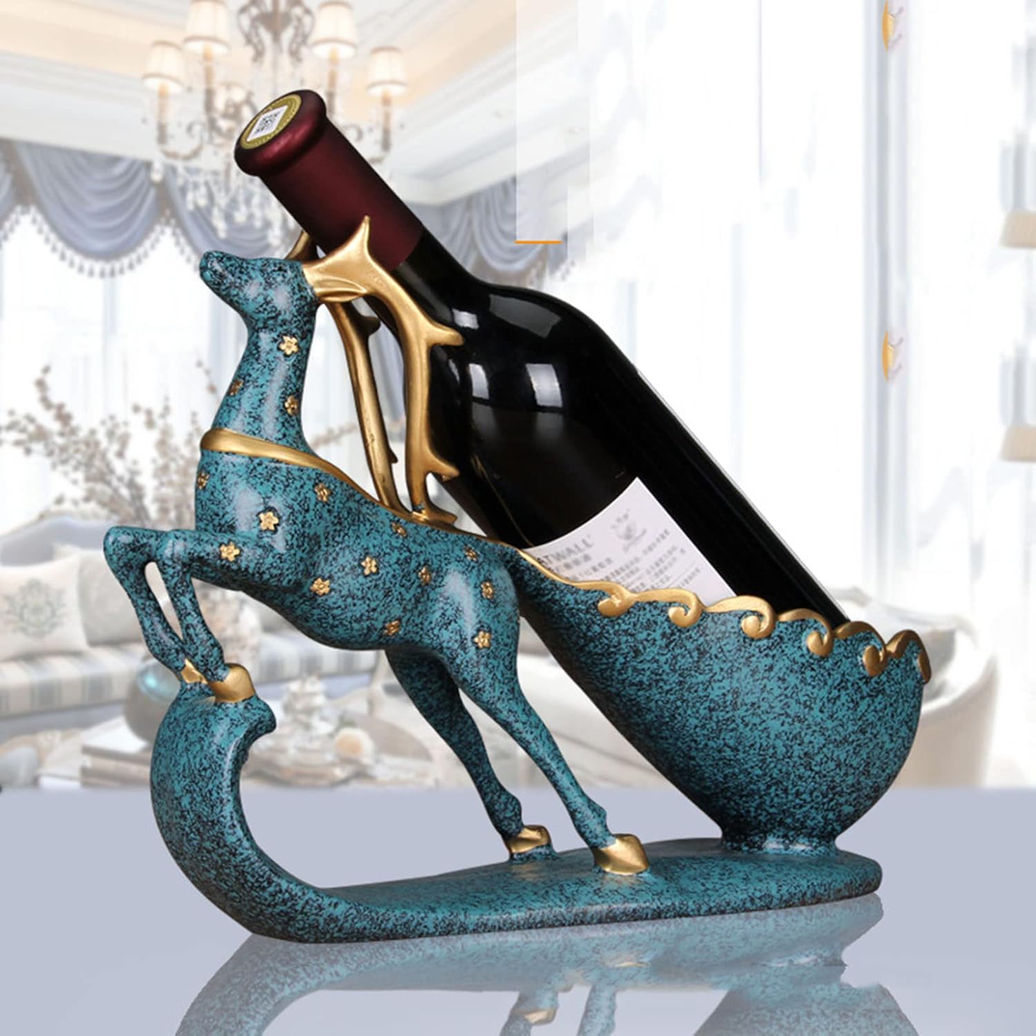 JUSHZ Wine Rack Holder for Home Office Decor