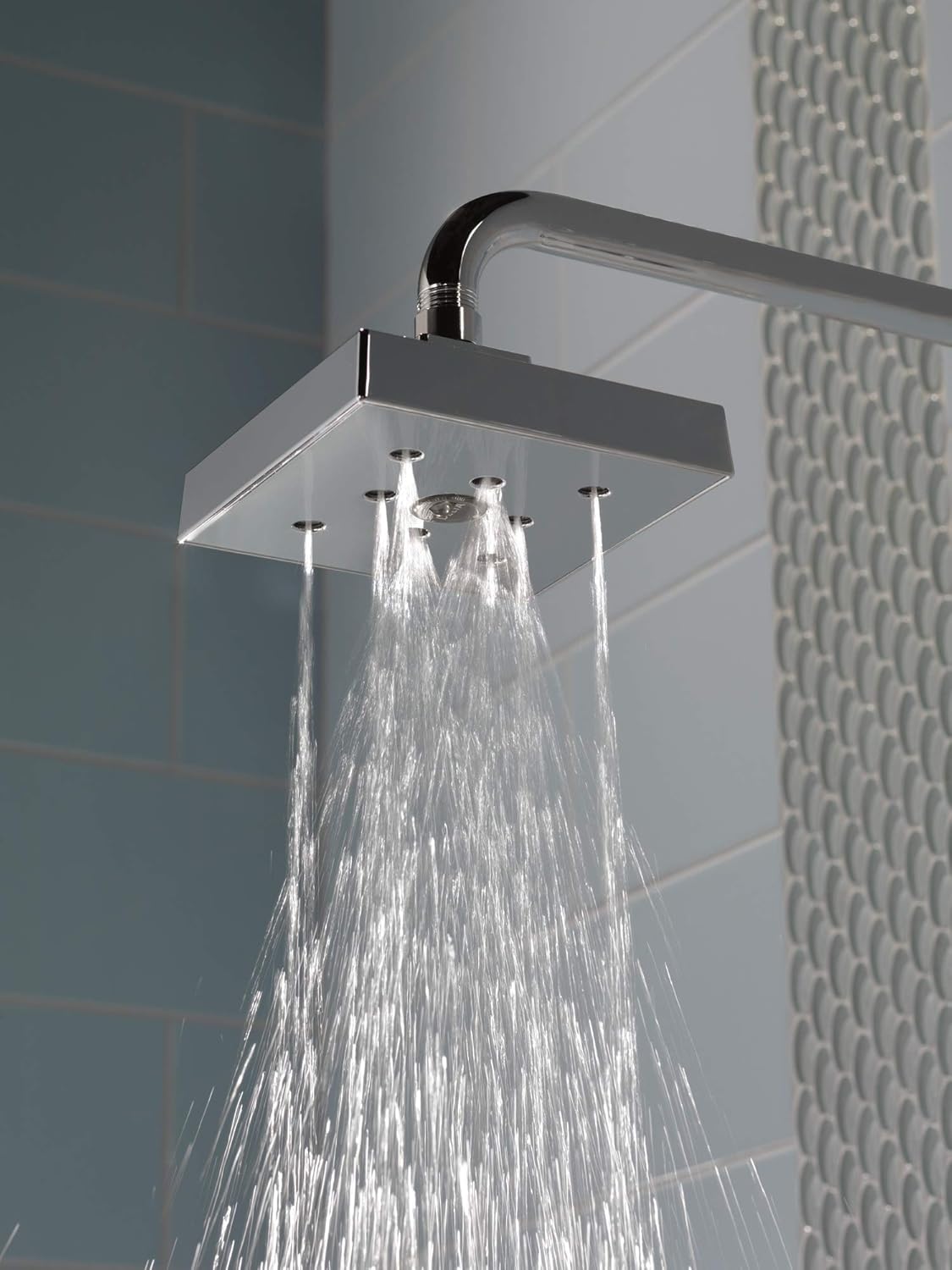 Delta H2Okinetic Raincan Shower Head SpotShield Stainless