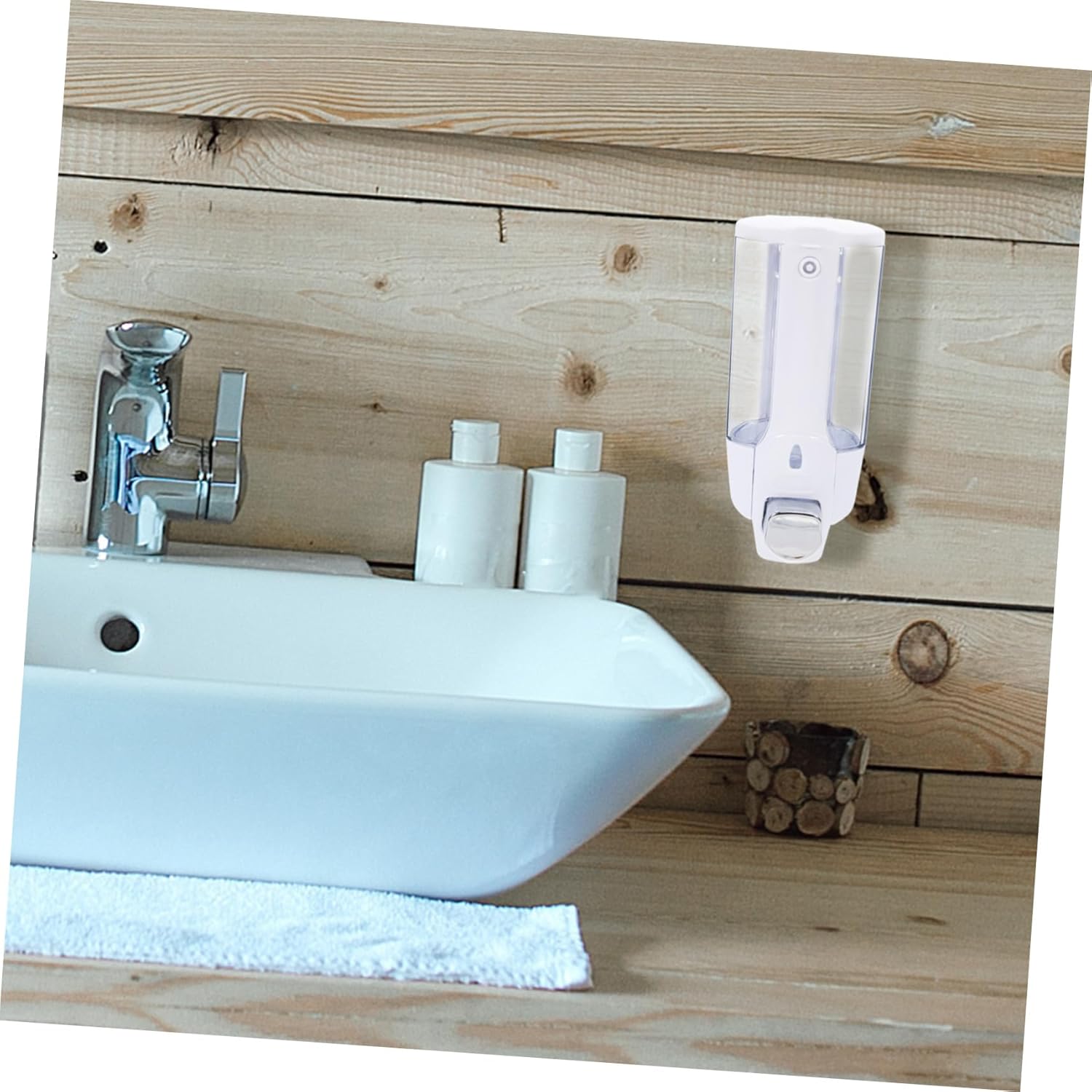 Wall Mounted Foaming Soap Dispenser with Non-Slip Button