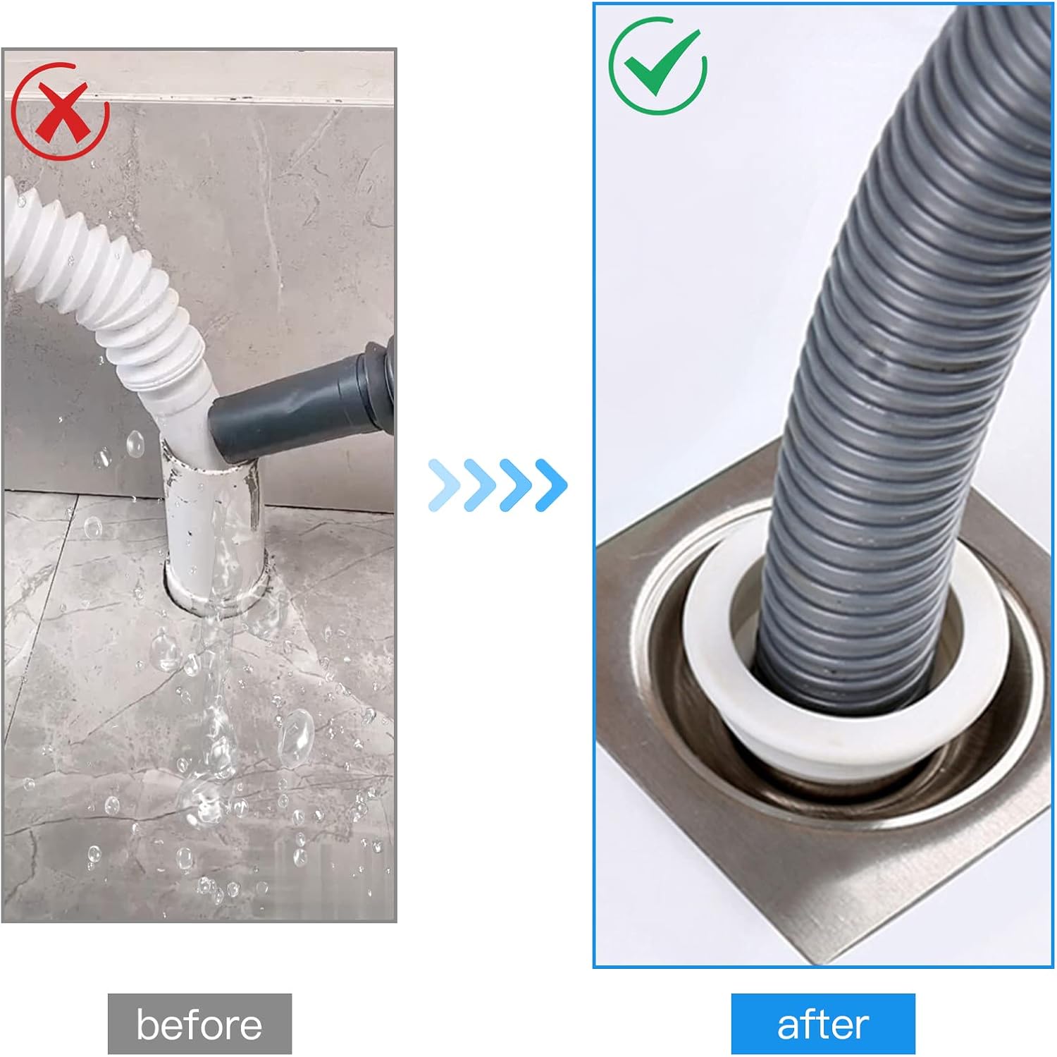 3Pcs Silicone Drain Plug for Universal Fit Drain Hose