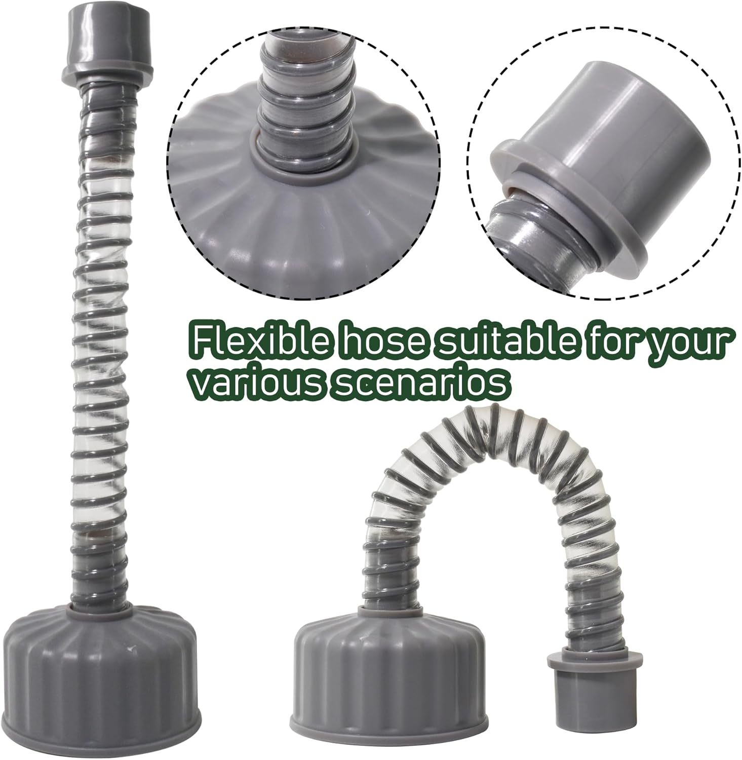 AC Drain Lines Cleaner Tool with Wet Vac Attachment