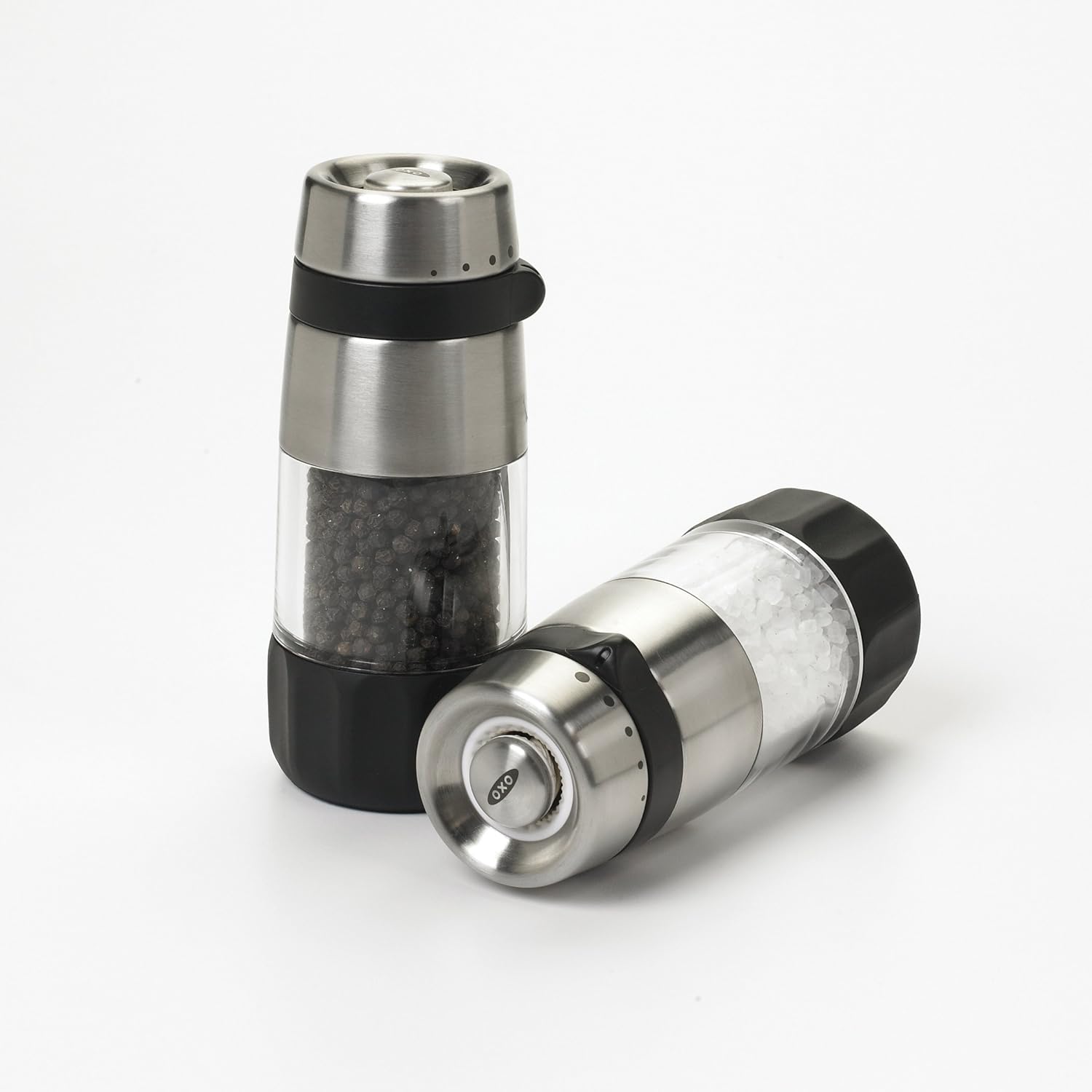 OXO Good Grips Salt Pepper Grinder Set with Paper Towel Holder