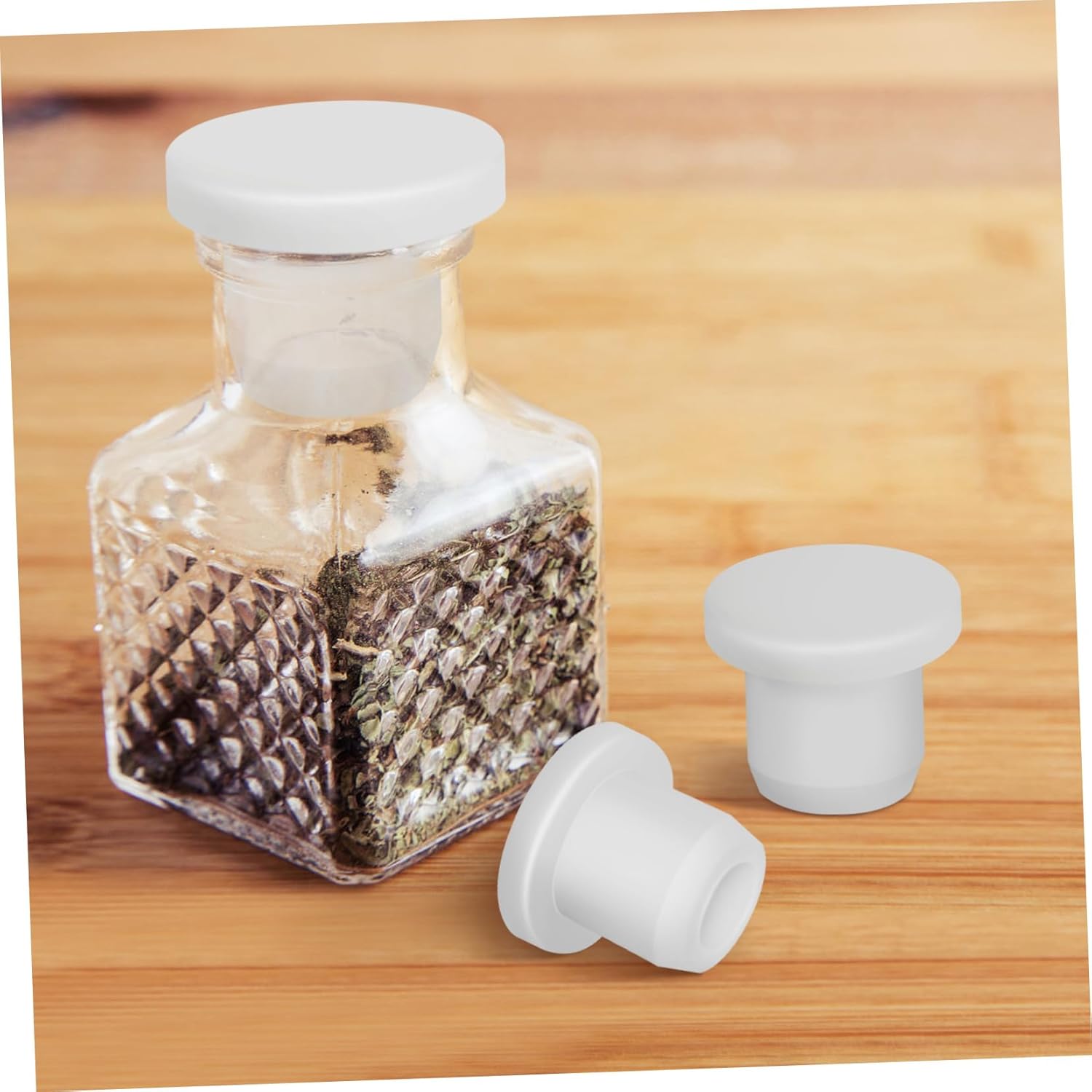 OUNONA 25 Pcs Salt And Pepper Stoppers Replacement Plugs