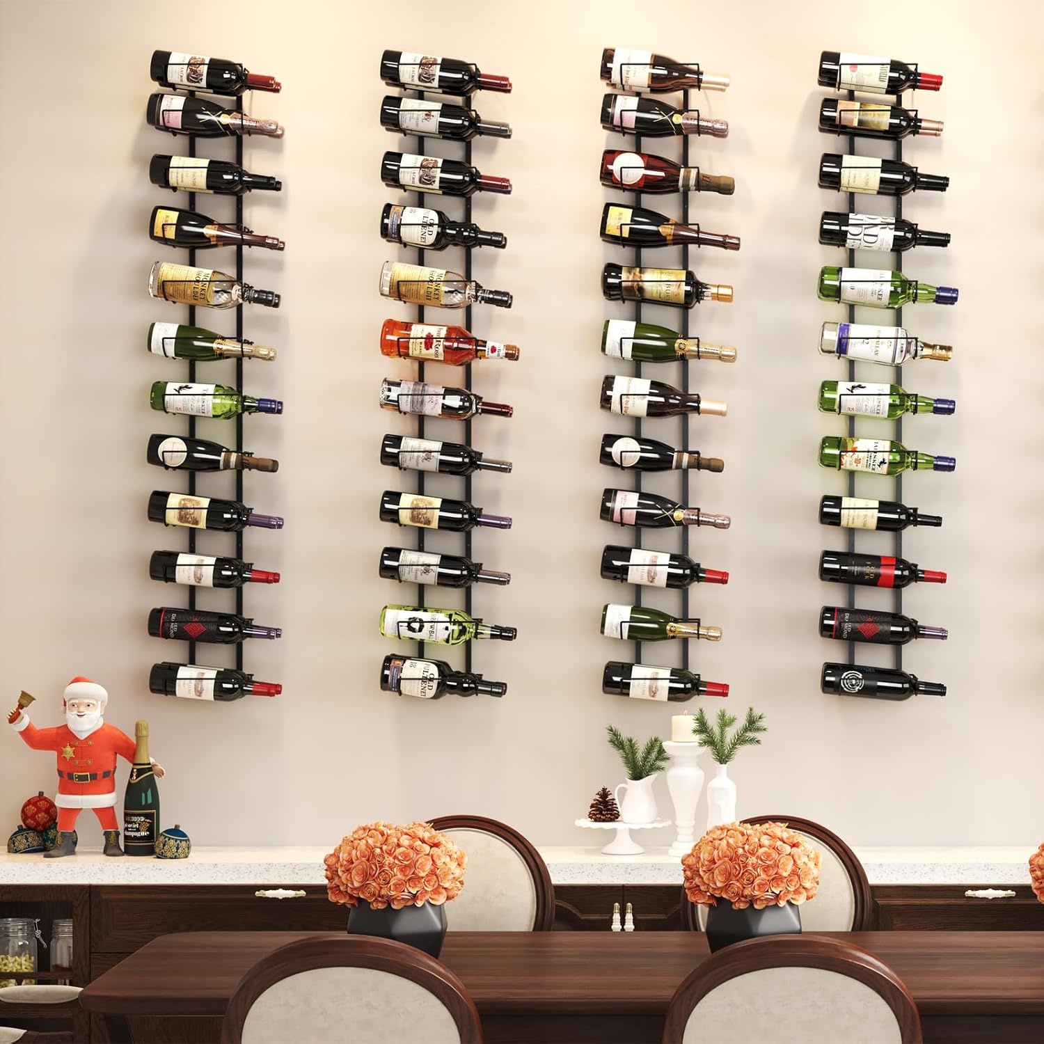 JKsmart 24 Bottle Wall Wine Rack with Arc Design