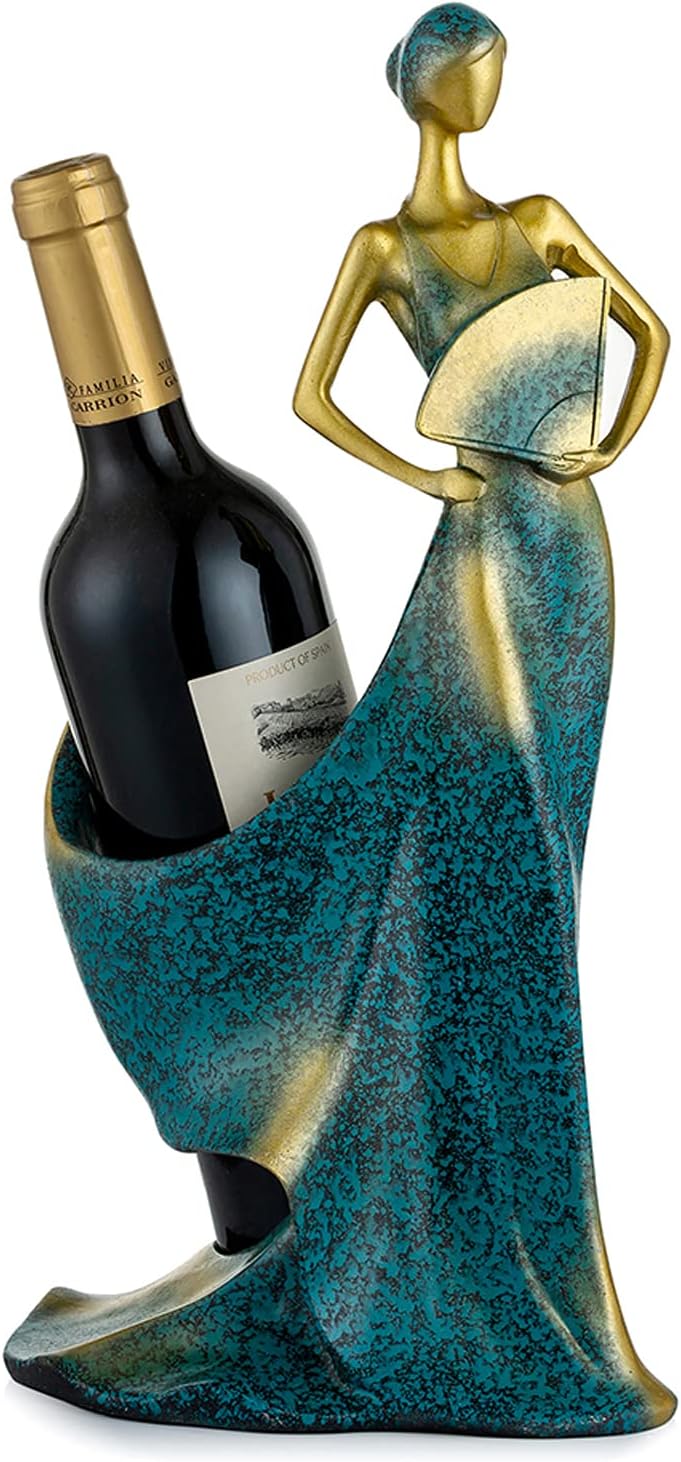 NUPTIO Wine Bottle Rack Countertop Decor