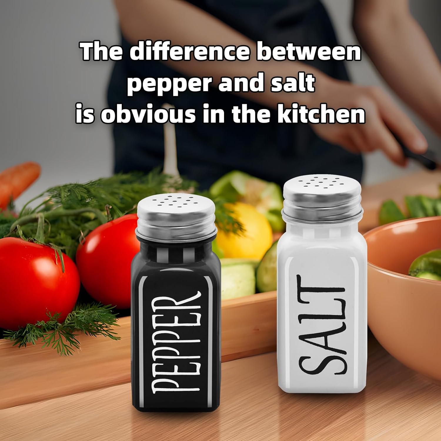 eispap 28 OZ Salt Pepper Shakers Set 2pcs 1