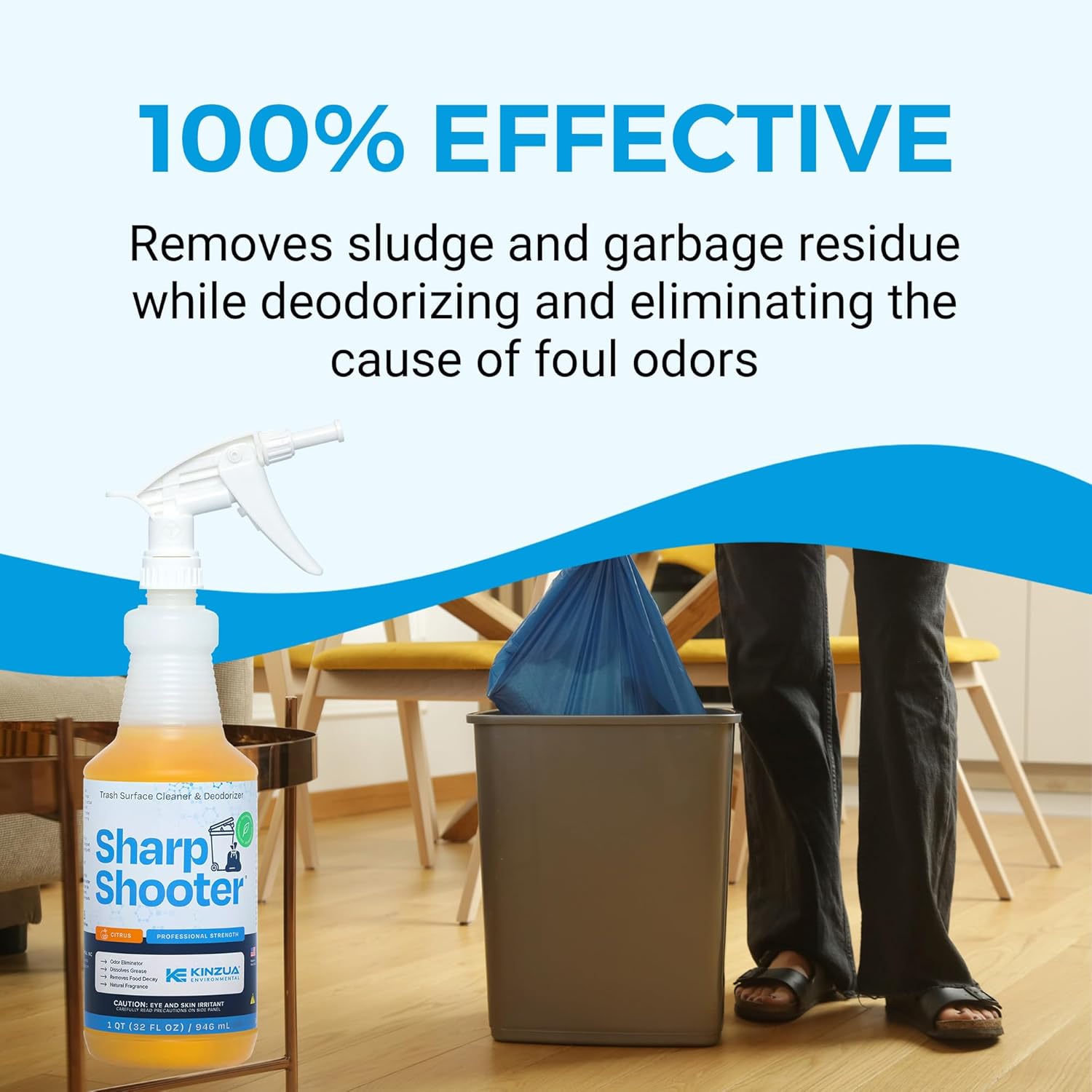 Kinzua Environmental Sharpshooter Odor Eliminator Foam 32 oz Pack of 2