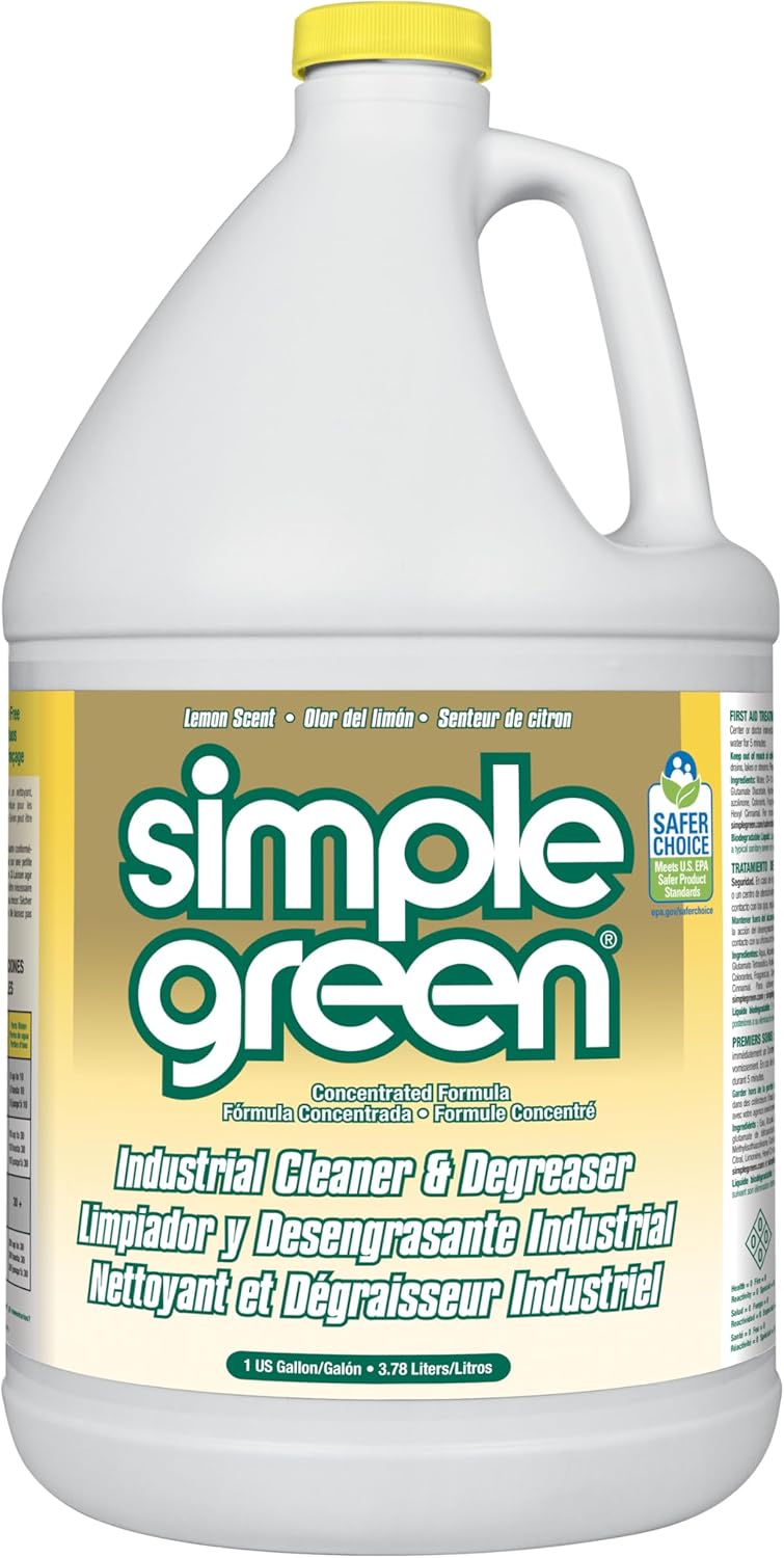 Simple Green Industrial Cleaner Degreaser 1 Gal Lemon Scent