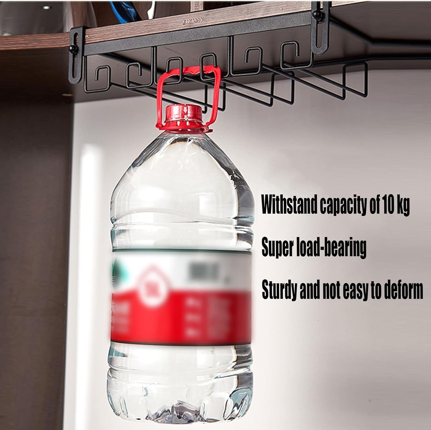 WORDFUN Bronze Adjustable Wine Glass Holder 2 Rows or 4 Rows