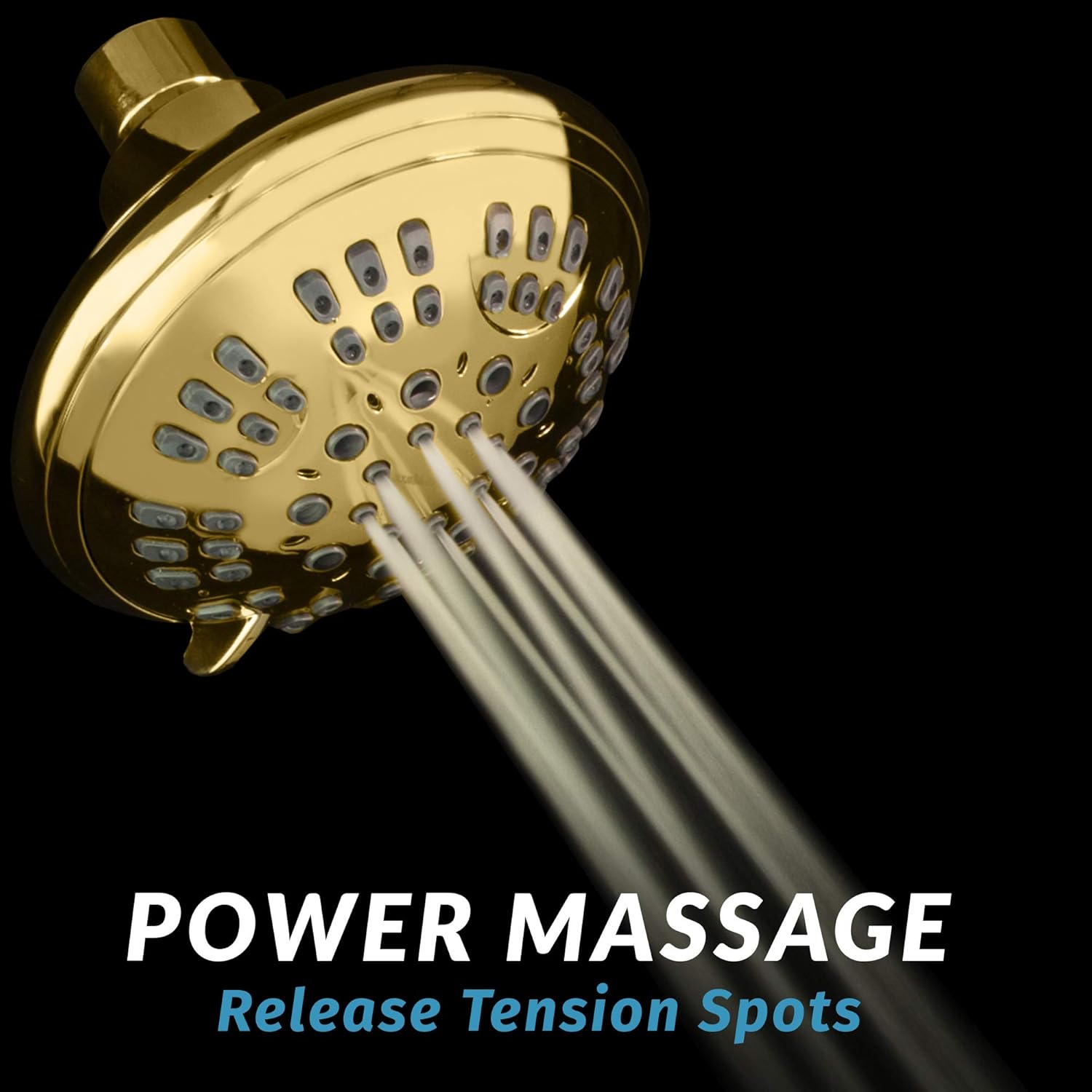 ShowerMaxx Luxury Spa ImperialShine Gold Shower Head