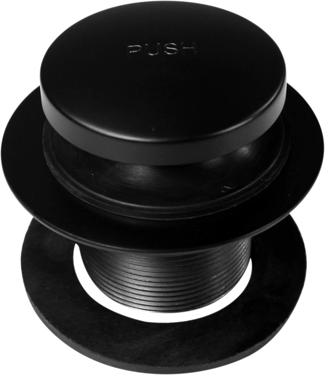Westbrass Replacement Tip Toe Drain with 2-Hole Faceplate Matte Black