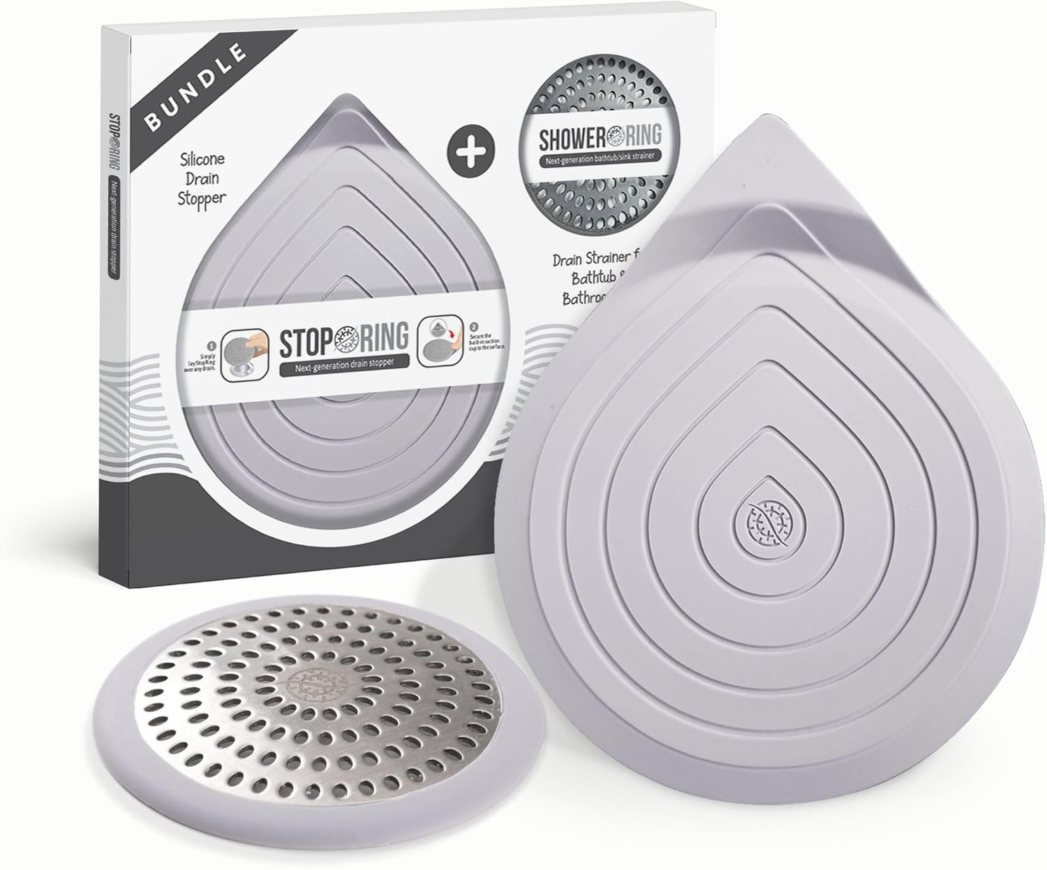 Stainless Steel Silicone Drain Protector Bundle