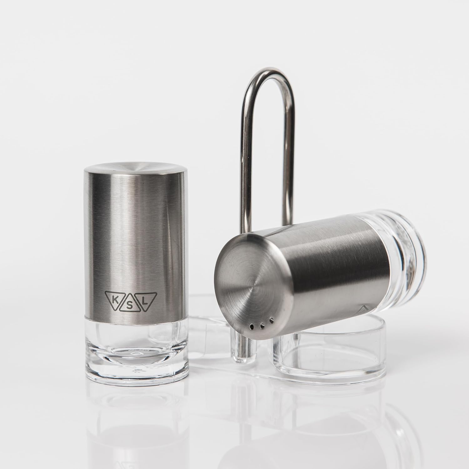 KSL Original Glass Salt and Pepper Shakers Set